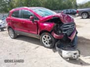 ✅ 2019 Ford EcoSport SE • VIN: MAJ6S3GL7KC283476 • Lot: 43344562. Listed on IAAI with 127,010 mi. Free auction sales archive from the USA and detailed vehicle history report at DreamBid. Image 1.