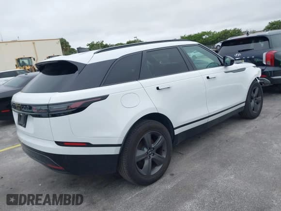 ✅ 2025 Land Rover Range Rover Velar Dynamic SE • VIN: SALYL2EX3SA398659 • Lot: 41335449. Listed on IAAI with 14,875 mi. Free auction sales archive from the USA and detailed vehicle history report at DreamBid. Image 4.