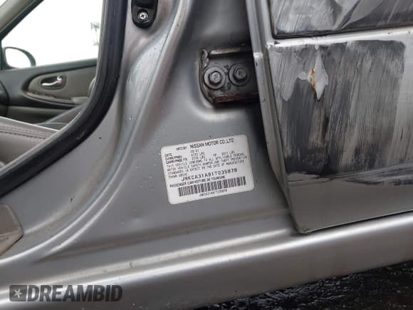 ✅ 2001 Infiniti I30 Luxury • VIN: JNKCA31A91T035878 • Lot: 42615867. Listed on IAAI with 231,434 mi. Free auction sales archive from the USA and detailed vehicle history report at DreamBid. Image 9.