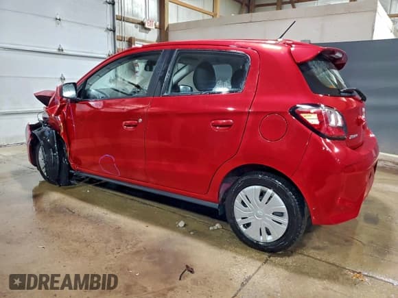 ✅ 2024 Mitsubishi Mirage ES • VIN: ML32AUHJ6RH034018 • Лот: 96875255. Опубликован ранее на Copart с пробегом 15 404 миль. Бесплатный доступ к архиву аукционных продаж из США и подробный отчёт об истории автомобиля на DreamBid. Изображение 2.