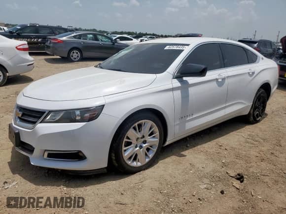 2018 Chevrolet Impala LS with VIN 2G11X5SA1J9146944, listed as a Copart auction lot 62578435 with 134,591 mi miles and Salvage title. Bid and sale history available at DreamBid. Image 1.