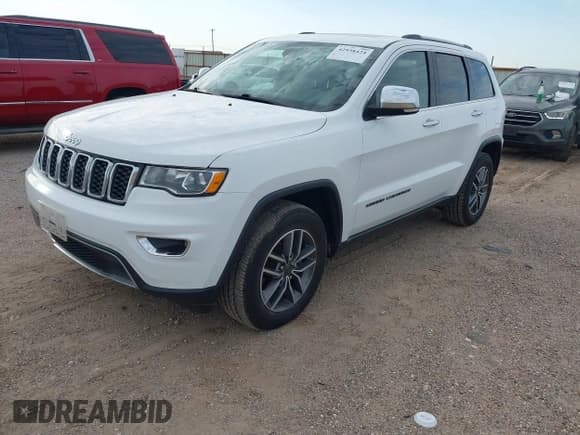 ✅ 2020 Jeep Grand Cherokee Limited • VIN: 1C4RJEBGXLC295106 • Lot: 42938424. Listed on IAAI with 108,734 mi. Free auction sales archive from the USA and detailed vehicle history report at DreamBid. Image 2.