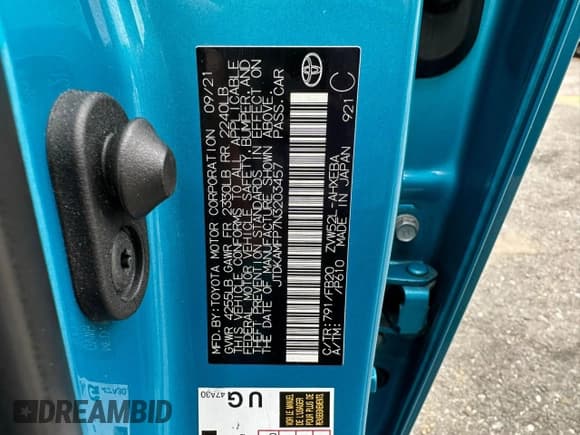 ✅ 2022 Toyota Prius LE • VIN: JTDKAMFP7N3203457 • Lot: 61150325. Listed on Copart with 164,311 mi. Free auction sales archive from the USA and detailed vehicle history report at DreamBid. Image 10.