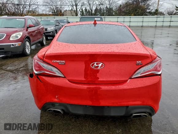 ✅ 2013 Hyundai Genesis Coupe Track • VIN: KMHHU6KJ9DU101399 • Lot: 93871195. Listed on Copart with 56,370 mi. Free auction sales archive from the USA and detailed vehicle history report at DreamBid. Image 6.