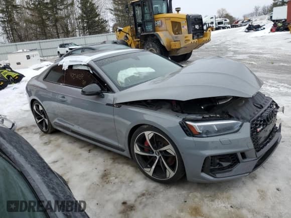 ✅ 2019 Audi RS 5 • VIN: WUAPWAF58KA902370 • Lot: 46955635. Listed on Copart with Not provided. Free auction sales archive from the USA and detailed vehicle history report at DreamBid. Image 4.