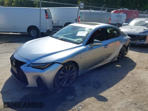 ✅ 2022 Lexus IS 350 F Sport • VIN: JTHGZ1E26N5024736 • Лот: 43358692. Опубликован ранее на IAAI с пробегом 76 638 миль. Бесплатный доступ к архиву аукционных продаж из США и подробный отчёт об истории автомобиля на DreamBid. Изображение 2.