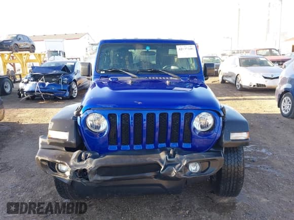 ✅ 2019 Jeep Wrangler Unlimited Sport • VIN: 1C4HJXDN1KW683258 • Lot: 42037505. Listed on IAAI with 57,585 mi. Free auction sales archive from the USA and detailed vehicle history report at DreamBid. Image 12.