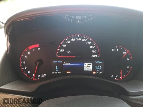 ✅ 2017 Cadillac ATS-V • VIN: 1G6AN5RY5H0168601 • Лот: 81283525. Опубликован ранее на Copart с пробегом 55 853 миль. Бесплатный доступ к архиву аукционных продаж из США и подробный отчёт об истории автомобиля на DreamBid. Изображение 9.