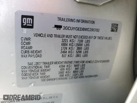 ✅ 2021 Chevrolet Silverado 1500 LTZ • VIN: 3GCUYGED8MG390782 • Lot: 75851214. Wystawiony na Copart z przebiegiem 120 133 mil. Bezpłatny archiwum sprzedaży aukcyjnych z USA i szczegółowy raport historii pojazdu na DreamBid. Zdjęcie 12.