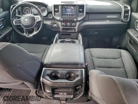 ✅ 2020 Ram 1500 Big Horn • VIN: 1C6SRFFT6LN117292 • Lot: 94798045. Listed on Copart with 65,599 mi. Free auction sales archive from the USA and detailed vehicle history report at DreamBid. Image 8.