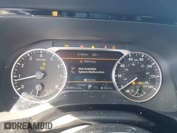 2023 Nissan Pathfinder SV with VIN 5N1DR3BA4PC243216, listed as a Copart auction lot 87036955 with 61,393 mi miles and Salvage title. Bid and sale history available at DreamBid. Image 9.