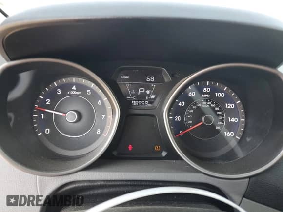 2016 Hyundai Elantra SE with VIN 5NPDH4AEXGH763605, listed as a Copart auction lot 82157805 with 98,559 mi miles and Salvage title. Bid and sale history available at DreamBid. Image 9.