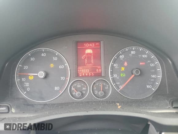 ✅ 2008 Volkswagen Rabbit S • VIN: WVWDB71KX8W281673 • Lot: 93784365. Listed on Copart with 119,333 mi. Free auction sales archive from the USA and detailed vehicle history report at DreamBid. Image 9.