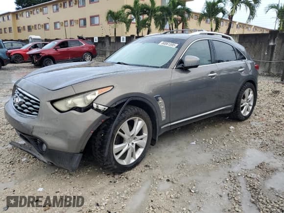 ✅ 2011 Infiniti FX • VIN: JN8AS1MU3BM711001 • Лот: 80861595. Опубликован ранее на Copart с пробегом 156 904 миль. Бесплатный доступ к архиву аукционных продаж из США и подробный отчёт об истории автомобиля на DreamBid. Изображение 1.