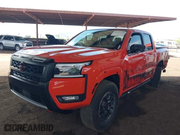 ✅ 2025 Nissan Frontier Pro-4X • VIN: 1N6ED1EK2SN609426 • Лот: 42397424. Опубликован ранее на IAAI с пробегом 675 миль. Бесплатный доступ к архиву аукционных продаж из США и подробный отчёт об истории автомобиля на DreamBid. Изображение 2.