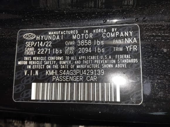 ✅ 2023 Hyundai Elantra SEL • VIN: KMHLS4AG3PU429139 • Lot: 41215396. Listed on IAAI with 39,679 mi. Free auction sales archive from the USA and detailed vehicle history report at DreamBid. Image 9.