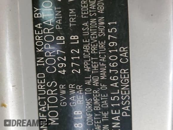 ✅ 2018 Kia Stinger • VIN: KNAE15LA6J6019751 • Лот: 57494865. Опубликован ранее на Copart с пробегом 102 673 миль. Бесплатный доступ к архиву аукционных продаж из США и подробный отчёт об истории автомобиля на DreamBid. Изображение 12.