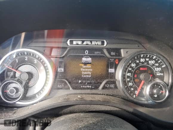 2020 Ram 1500 Laramie with VIN 1C6RREDT9LN152355, listed as a Copart auction lot 66853625 with 176,795 mi miles and Salvage title. Bid and sale history available at DreamBid. Image 9.