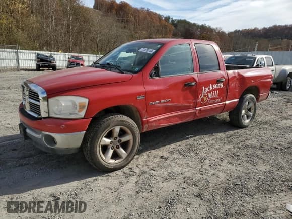 ✅ 2007 Dodge 1500 SLT • VIN: 1D7HU18217S112443 • Лот: 77478704. Опубликован ранее на Copart с пробегом 129 189 миль. Бесплатный доступ к архиву аукционных продаж из США и подробный отчёт об истории автомобиля на DreamBid. Изображение 1.