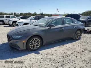 2021 Hyundai Sonata SEL with VIN KMHL64JA0MA145688, listed as a Copart auction lot 85578595 with 78,584 mi miles and Salvage title. Bid and sale history available at DreamBid. Image 1.