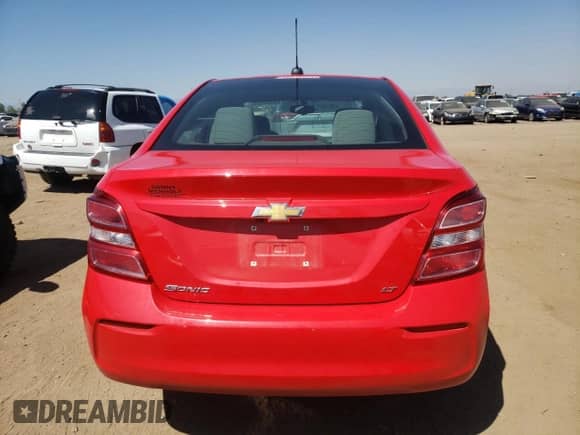 2019 Chevrolet Sonic LT с VIN 1G1JD5SB0K4124634, выставлен на аукционе Copart как лот 65480134 с пробегом 44 836 миль миль и Списание • Salvage title. История ставок и продаж доступна на DreamBid. Изображение 6.