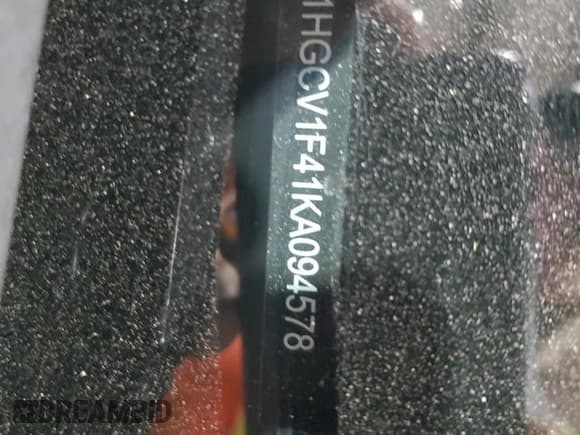 ✅ 2019 Honda Accord EX • VIN: 1HGCV1F41KA094578 • Lot: 82087775. Listed on Copart with 124,613 mi. Free auction sales archive from the USA and detailed vehicle history report at DreamBid. Image 12.