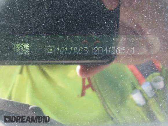 ✅ 2013 Chevrolet Sonic LS • VIN: 1G1JA6SH2D4186574 • Lot: 43484831. Listed on IAAI with 200,356 mi. Free auction sales archive from the USA and detailed vehicle history report at DreamBid. Image 9.