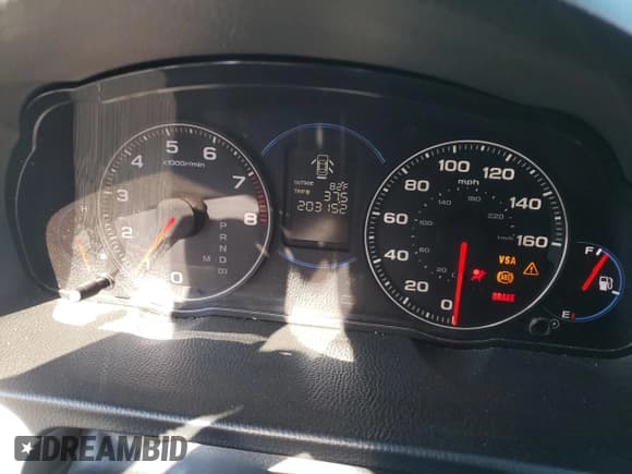 ✅ 2005 Acura TSX • VIN: JH4CL96805C011655 • Lot: 70338434. Listed on Copart with 203,152 mi. Free auction sales archive from the USA and detailed vehicle history report at DreamBid. Image 9.