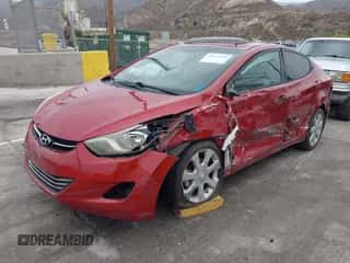 2013 Hyundai Elantra GLS z VIN KMHDH4AE8DU528388, wystawiony jako IAAI lot #43314142 z przebiegiem 107 193 mil mil oraz . Historia ofert i sprzedaży dostępna na DreamBid. Obrazek 2.