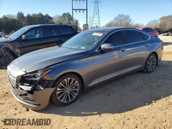 ✅ 2015 Hyundai Genesis 3.8L • VIN: KMHGN4JE9FU041094 • Lot: 42449605. Wystawiony na Copart z przebiegiem 256 716 mil. Bezpłatny archiwum sprzedaży aukcyjnych z USA i szczegółowy raport historii pojazdu na DreamBid. Zdjęcie 1.