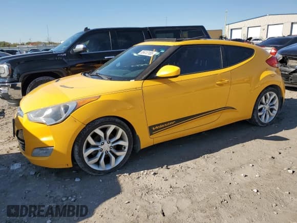 ✅ 2013 Hyundai Veloster w/Black Int • VIN: KMHTC6AD0DU176324 • Lot: 85412185. Listed on Copart with 135,582 mi. Free auction sales archive from the USA and detailed vehicle history report at DreamBid. Image 1.