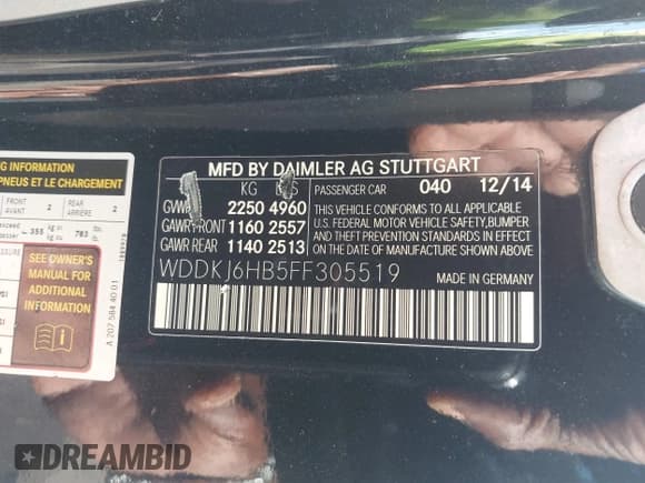 ✅ 2015 Mercedes-Benz E 400 • VIN: WDDKJ6HB5FF305519 • Lot: 43696240. Wystawiony na IAAI z przebiegiem Nie podano. Bezpłatny archiwum sprzedaży aukcyjnych z USA i szczegółowy raport historii pojazdu na DreamBid. Zdjęcie 9.