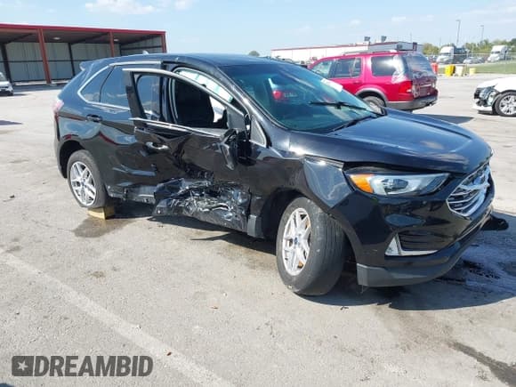 ✅ 2021 Ford Edge SEL • VIN: 2FMPK3J95MBA02558 • Lot: 43334230. Listed on IAAI with 84,833 mi. Free auction sales archive from the USA and detailed vehicle history report at DreamBid. Image 1.