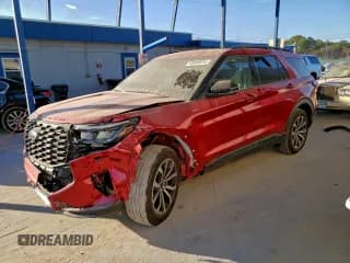 ✅ 2025 Ford Explorer ST-Line • VIN: 1FMUK7KH1SGA66103 • Lot: 93048815. Wystawiony na Copart z przebiegiem 25 543 mil. Bezpłatny archiwum sprzedaży aukcyjnych z USA i szczegółowy raport historii pojazdu na DreamBid. Zdjęcie 1.