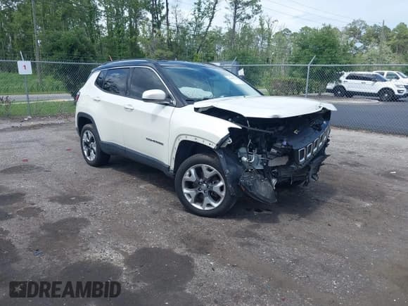 ✅ 2018 Jeep Compass Limited • VIN: 3C4NJDCB6JT178250 • Lot: 42468751. Wystawiony na IAAI z przebiegiem 142 502 mil. Bezpłatny archiwum sprzedaży aukcyjnych z USA i szczegółowy raport historii pojazdu na DreamBid. Zdjęcie 1.