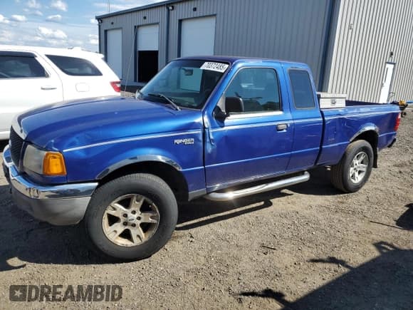 ✅ 2003 Ford Ranger XL Fleet • VIN: 1FTZR15E03PB03289 • Лот: 70372485. Опубликован ранее на Copart с пробегом 314 943 миль. Бесплатный доступ к архиву аукционных продаж из США и подробный отчёт об истории автомобиля на DreamBid. Изображение 1.