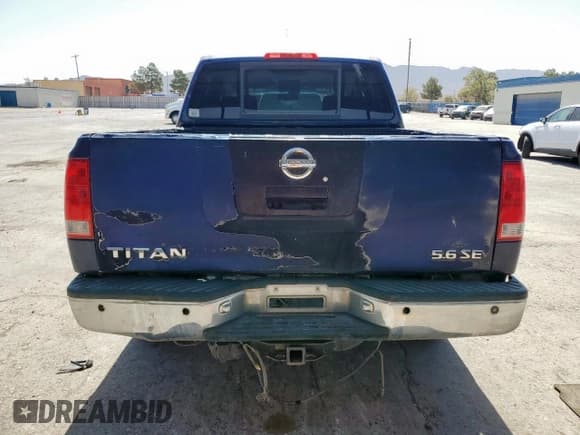 ✅ 2006 Nissan Titan XE • VIN: 1N6BA07A86N559986 • Lot: 61943095. Listed on Copart with 269,152 mi. Free auction sales archive from the USA and detailed vehicle history report at DreamBid. Image 6.