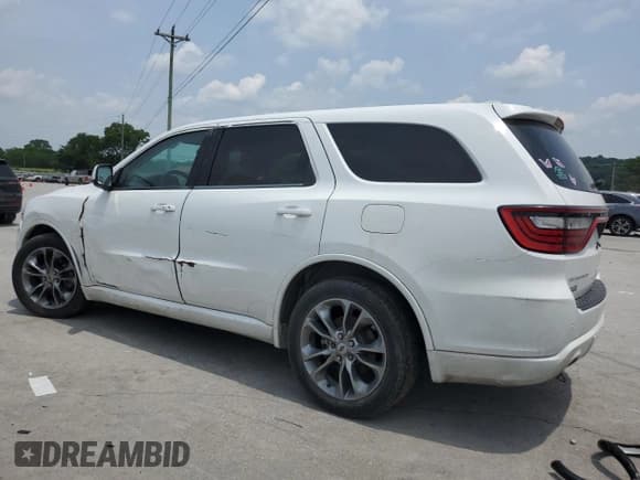 ✅ 2020 Dodge Durango GT • VIN: 1C4RDHDG5LC307927 • Lot: 59766255. Wystawiony na Copart z przebiegiem 129 736 mil. Bezpłatny archiwum sprzedaży aukcyjnych z USA i szczegółowy raport historii pojazdu na DreamBid. Zdjęcie 2.