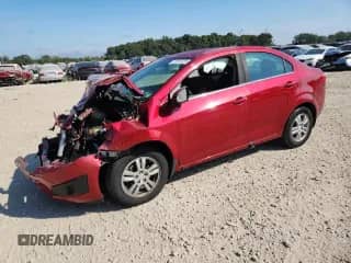 2014 Chevrolet Sonic LT с VIN 1G1JC5SB2E4164298, выставлен на аукционе Copart как лот 72015725 с пробегом Не указан миль и На запчасти • Non repairable. История ставок и продаж доступна на DreamBid. Изображение 1.