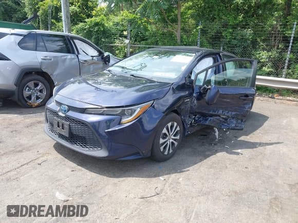 ✅ 2021 Toyota Corolla Hybrid LE • VIN: JTDEAMDE2MJ001859 • Lot: 42470837. Listed on IAAI with 120,280 mi. Free auction sales archive from the USA and detailed vehicle history report at DreamBid. Image 17.