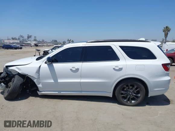 2021 Dodge Durango GT with VIN 1C4RDHDGXMC757865, listed as a IAAI auction lot 42725232 with 44,633 mi miles and . Bid and sale history available at DreamBid. Image 14.