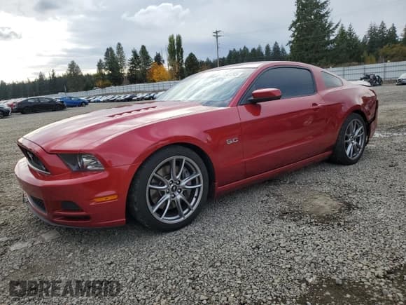 ✅ 2013 Ford Mustang GT Premium • VIN: 1ZVBP8CFXD5248197 • Lot: 71561245. Listed on Copart with 72,408 mi. Free auction sales archive from the USA and detailed vehicle history report at DreamBid. Image 1.