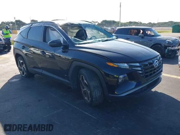 ✅ 2023 Hyundai Tucson SEL • VIN: 5NMJF3AE7PH223404 • Lot: 43481885. Listed on IAAI with 55,122 mi. Free auction sales archive from the USA and detailed vehicle history report at DreamBid. Image 1.