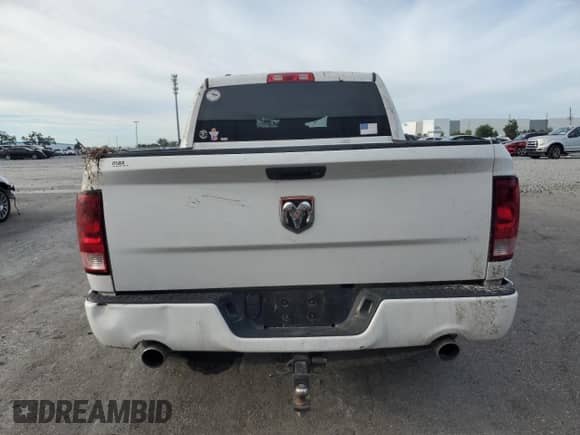 2013 Ram 1500 Express z VIN 1C6RR6KT1DS722537, wystawiony jako Copart lot #81500105 z przebiegiem Nie podano mil oraz Szkoda całkowita • Salvage title. Historia ofert i sprzedaży dostępna na DreamBid. Obrazek 6.