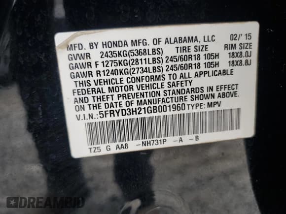 ✅ 2016 Acura MDX • VIN: 5FRYD3H21GB001960 • Lot: 70011665. Wystawiony na Copart z przebiegiem 268 807 mil. Bezpłatny archiwum sprzedaży aukcyjnych z USA i szczegółowy raport historii pojazdu na DreamBid. Zdjęcie 13.