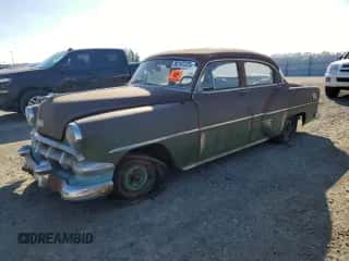 1954 Chevrolet Malibu z VIN 0892716F54Z, wystawiony jako Copart lot #90107225 z przebiegiem 34 813 mil mil oraz Czysty tytuł • Clean title. Historia ofert i sprzedaży dostępna na DreamBid. Obrazek 1.