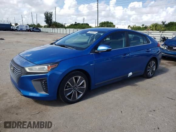 2018 Hyundai Ioniq Limited с VIN KMHC05LC2JU097336, выставлен на аукционе Copart как лот 65848324 с пробегом 19 639 миль миль и Списание • Salvage title. История ставок и продаж доступна на DreamBid. Изображение 1.