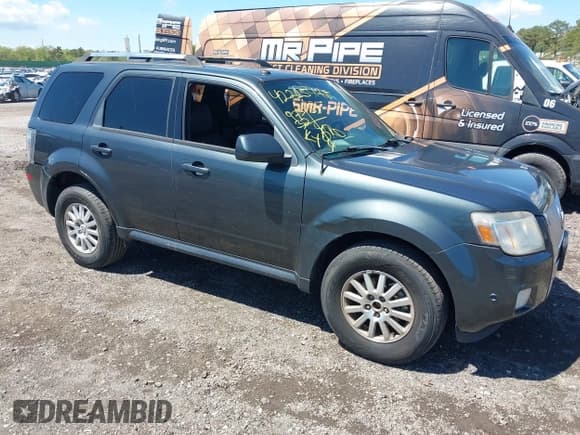 ✅ 2010 Mercury Mariner Premier • VIN: 4M2CN9HG8AKJ18091 • Lot: 42215475. Listed on IAAI with 97,332 mi. Free auction sales archive from the USA and detailed vehicle history report at DreamBid. Image 1.