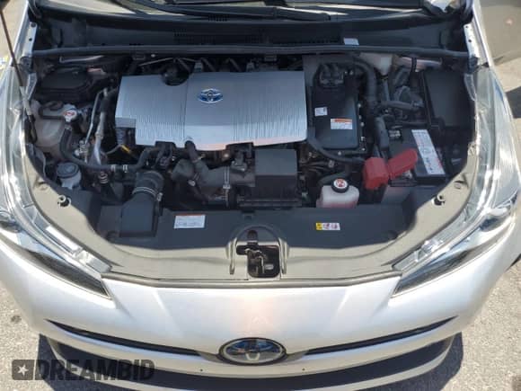 2021 Toyota Prius L Eco with VIN JTDKAMFU3M3148283, listed as a Copart auction lot 58578225 with 89,944 mi miles and Salvage title. Bid and sale history available at DreamBid. Image 11.