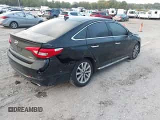 ✅ 2016 Hyundai Sonata Sport • VIN: 5NPE34AF0GH280040 • Lot: 43287589. Listed on IAAI with 129,527 mi. Free auction sales archive from the USA and detailed vehicle history report at DreamBid. Image 4.